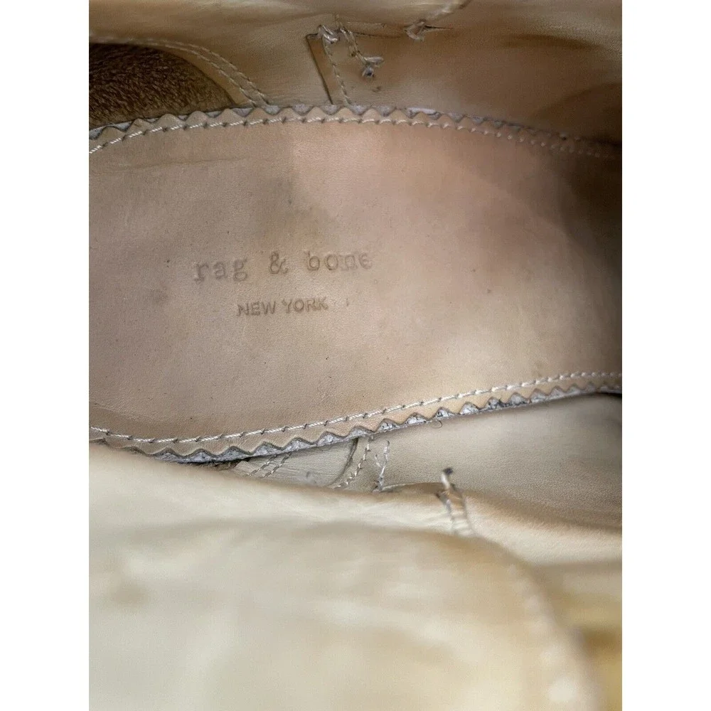 Rag‎ & Bone Women's Brown Suede Leather Heeled Ankle Boots - Size 39